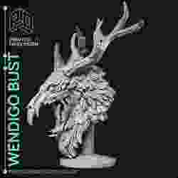 Wendigo Büstü - Cadılar Bayramı - Creality Cloud Özel