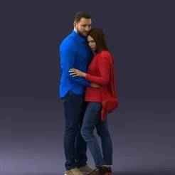 000258 Young Couple Hugging 0316