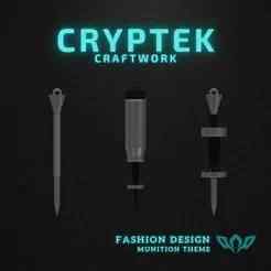 03. DM63 Ammo - Rheinmetall AG - Toy Replica of Teutonic Tempest: DM63 Rheinmetall Tank Ammo Mini 3D Print File Keychain, Necklace and Earring - Military tank Ammunition - Leopard 2 Main Battle Tank Ammo