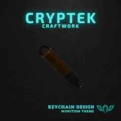 03. Toy _22LR 37 Grain Super X Ammo - Winchester USA - Tiny Titans: .22LR 37 Grain Super X Winchester USA Ammo Keychain 3D Print File - Military Ammunition - Rimfire Cartridge type Ammunition