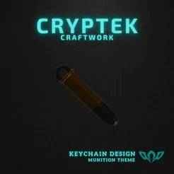 05. _22LR 45 Grain M22 Subsonic Ammo - Winchester USA - Tiny Titans: _22LR 45 Grain M22 Subsonic Ammo Winchester USA Ammo Keychain 3D Print File - Military Ammunition - Rimfire Cartridge type Ammunition