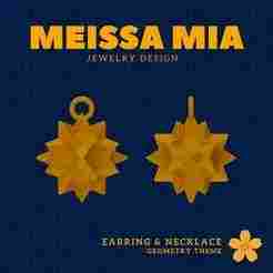 05. Great Dodecahemidodecahedron - Geometric Glow – 3D Print File for Earrings & Necklace - Versi-Regular Polyhedra Earring - Geometric Earring - Sacred Geometry Necklace Fashion Statement - Versi-Regular Polyhedra