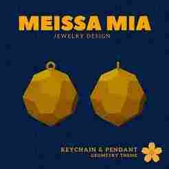 06. Pentagonal Icositetrahedron (dextro) - Charm of Symmetry – 3D Print File for Catalan Keychain & Pendant - Catalan Solids Keychain - Archimedean solids Pendant - Sacred Geometry Fashion Statement - Polyhedra Math Art