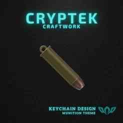 07. .357 Magnum - Federal Premium - Revolver Royalty: .357 Magnum Federal Premium Ammo Keychain 3D Print File - Military Ammunition Fashion - Handgun Ammunition