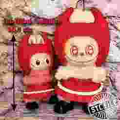 10,5cm Mini Circus Red Devil Cute - Set for Labubu