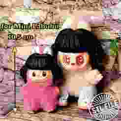 10,5cm Mini Zoey Hear for Labubu