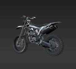 1:12 Scale Motocross Dirt Bike - High-Detail Model Kit for Assembly