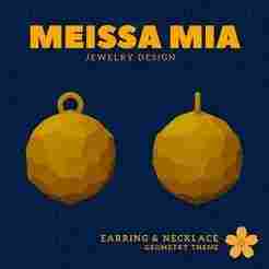 14. Pentagonal Hexecontahedron (laevo) - Faceted Elegance – 3D Print File for Catalan Earrings & Necklace - Catalan Solids Earring - Geometric Earring - Sacred Geometry Necklace Fashion Statement - Archimedean solids