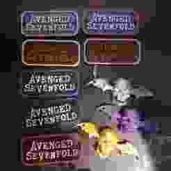 2 keychain - death bat keychains