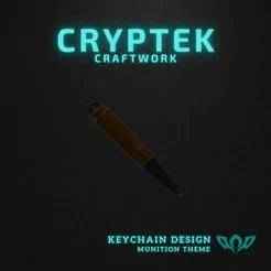 23. .300 AAC Blackout (300 BLK) - Hornady - Compact Power: .300 Blackout (300 BLK) Hornady Ammo Keychain 3D Print File - Military Ammunition - Rimfire Cartridge type Ammunition