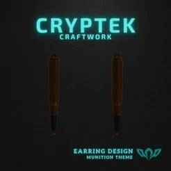 26. .30-06 Springfield Ammo - Fiocchi - Heritage in Miniature: .30-06 Springfield Fiocchi Ammo Earring 3D Print File - Military Ammunition Necklace - Rimfire Cartridge type Ammunition