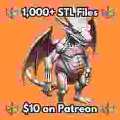 28mm Dragon Creature Wings Horns Scaled Armor Standing Pose MineeForm FDM 3D Print STL File