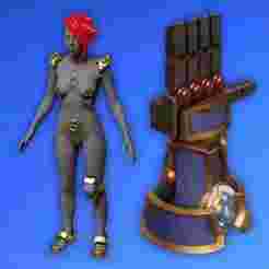 2XKO  VI GAUNTLETS + Accessories cosplay