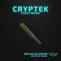 36. .338 Winchester Magnum - Winchester - Magnum Heritage: .338 Winchester Magnum Ammo Keychain 3D Print File - Military Ammunition - Centerfire Cartridge type Ammunition