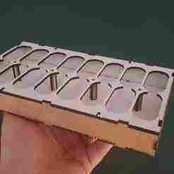 36 Paint Rack Modular for 25mm Paints Version 2