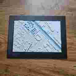 3D Map of Enschede with De Grolsch Veste Stadium