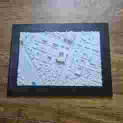 3D Map of Valencia with Mestalla Stadium