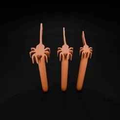 3D model for Halloween pointillism (Spider) - Artistic Stencil