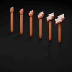 3D model for pointillism (Mp3a) - Artistic stencil