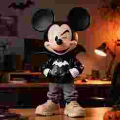 3D Printable Mickey Mouse Halloween Chibi Figure