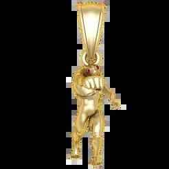 3D Printable Punch Alien Pendant