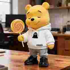 3D Printable Winnie the Pooh Halloween Chibi Figure