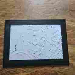 3D Relief of the City with Stadium of Gran Canaria