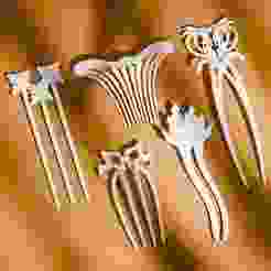 3d Stl Print Hair Pin, Resin Hair 3d Stl Print File, Hair Rolling Pin, One Piece Hair Stick, Digital Hair Pin Models, Instant Download