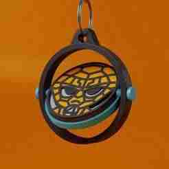 4 FANTASTIC KEYCHAIN - BEN GRIMM - THE THING