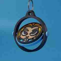 4 FANTASTIC KEYCHAIN - INVISIBLE WOMAN