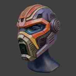 80's Turbo Sci-Fi Pilot Helmet