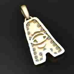 A LetterPendant  3d printable model