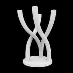 Abstract Planter Stand 3D Printable Model