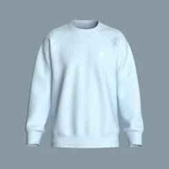 Adidas Trefoil Essentials Crewneck Sweatshirt | Marvelous / Clo3d / obj / fbx