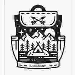Adventures Backpack Decoration - 2D Art