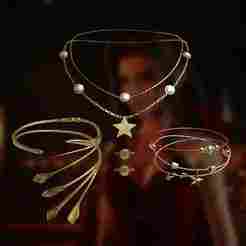 Aerith third dress red cosplay accessories