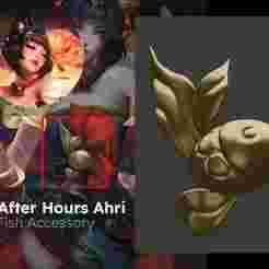 AHRI After Hours Spirit Blossom Springs - Fish Dress Accessory 3D PRINT FILE