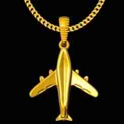 airoplane pendant charm