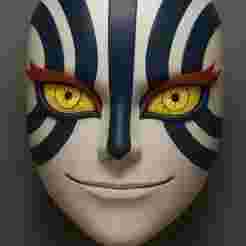 Akaza mask demon slayer - kimetsu no yaiba