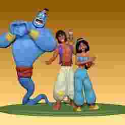 aladdin jasmine genie abu cute pack from aladdin disney cartoon movie