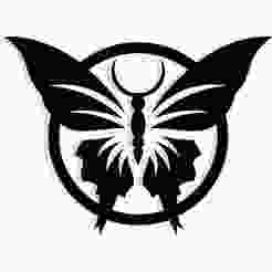 alchemy circle forming a butterfly 6 - 2D/3D Wall Art STL+SVG For CNC Router, Plasma, Waterjet, Laser & 3D Printer