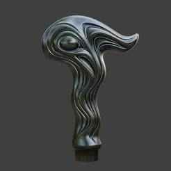 Alien Cane Handle