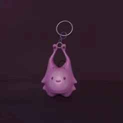 Alien Cute Keychain - 3D STL Model