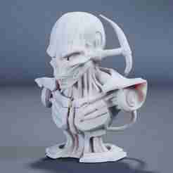 Alien Cyborg Bust