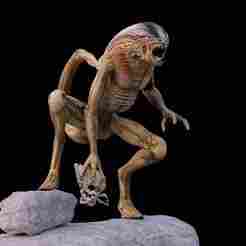 Alien Monster Statue 3D print STL model