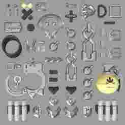 Ananta Lykaia Accessories. Video game, props, cosplay