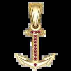 ANCHOR PENDANT 3D PRINTABLE MODEL