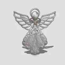 Angel Pendant Jewelry, Christmas hanging ornament, Guardian Angel wings Protection