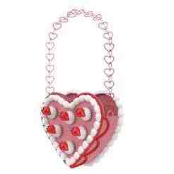 ANİME COSPLAY HEART CAKE SHAPED BAG