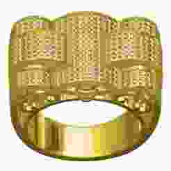 Antique Iced Diamond Hip Hop Ring for Men